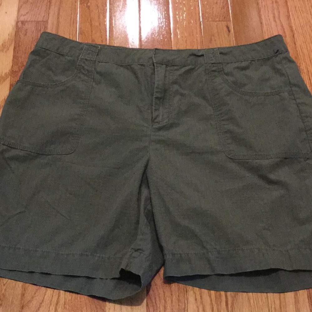 🌴 Kate Hill~~Green Cotton Shorts~~🌴
